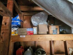 lot 182 image: Selection of car parts, filters, spark plugs, etc