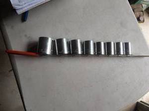 lot 188 image: Set of Craftsman metric 12 drive sockets up to 36mm