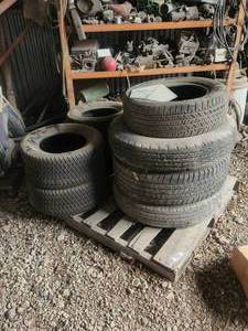 lot 218 image: Pallet of tires - 2 of unused tires for the cushmans
