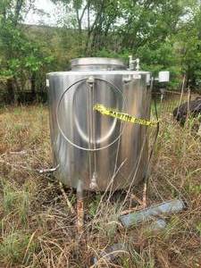 lot 335 image: Large stainless-steel tank