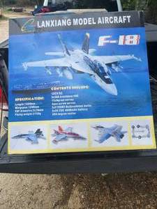 lot 204 image: Lanxiang model aircraft - F-18 - seems complete