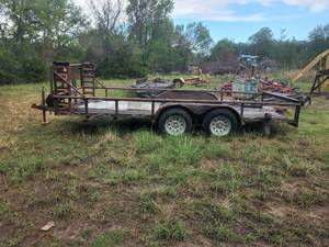 lot 351 image: 16-foot utility trailer