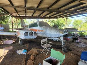 lot 3 image: Listing is for 2 -1962 Cessna 320s - Has set of 4 Hartzell props (2 have never been used and 2 have less than an hour) - Has interior, seats, etc. for plane (not installed)