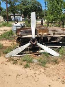 lot 262 image: Airplane propeller, for wall hanger etc..