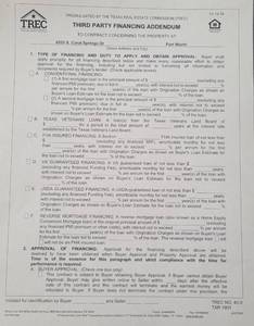 lot 4 image: THIRD PARTY FINANCING ADDENDUM SEE ALL IMAGES