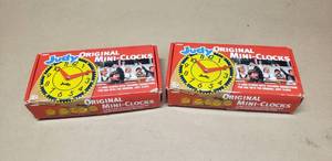 lot 116 image: Lot of 2 Boxes of Judy Original Mini-Clocks, 12 Per Box