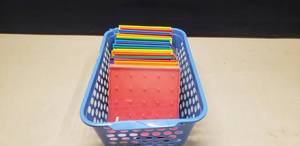 lot 119 image: Lot of 24 Double Sided Geoboards