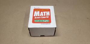lot 129 image: Mastering Minds Math Activity Card Set
