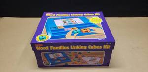 lot 144 image: Lakeshore Word Families Linking Cubes Kit, Complete