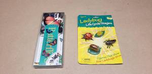 lot 154 image: Ladybug Life Cycle Stages Figures & Butterfly Identification Fandex