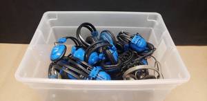 lot 157 image: Lot of 18 Listening Center Headphones, Lakeshore & Califone