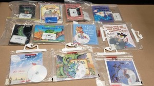 lot 214 image: Selection of Read Along Books w Audio