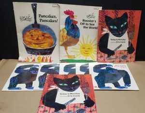 lot 250 image: Lot of 9 Eric Carle Big Books
