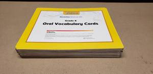 lot 290 image: Macmillan & McGraw Treasures Oral Vocabulary Cards Set, 30 Stories