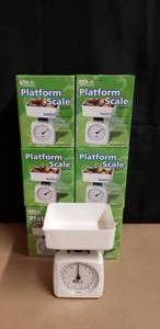 lot 22 image: Lot of 6 ETA Cuisenaire Platform Scales