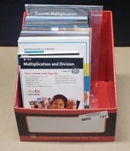 lot 131 image: Benchmark Education Math Explorers Multiplication & Division Set