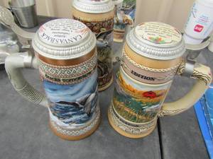 lot 44 image: Stein lot, DUCKS UNLIMITED -  1988 thru 1990