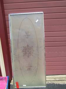 lot 111 image: 63 14x 29 frosted glass shower door