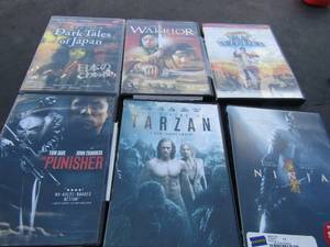 lot 137 image: dvd lot, the warrior, the punisher, tarzan and many more