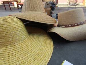 lot 146 image: 4 large womens sunhats