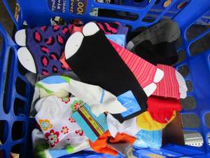 lot 203 image: twin size memory foam mattress cover, new lot of womens ankle socksknee high socks