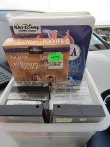 lot 251 image: various lot of musicmovie dvds and cds-- cassette tapes country oldies--- olympic camera unknown condition