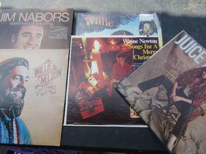 lot 312 image: record lot of over 20 albums, Jim Nabors, WillieNelson, willie Nelson star dust, Juice Newton and Wayne Newton