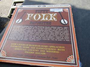 lot 314 image: 5 Complete long play records, Fifty Folk favs, oldies but goodies
