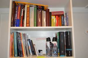 lot 38 image: Dictionaries, Manuals, Home Project Books, Dust-Off Cleaner