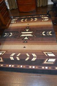 lot 29 image: Southwestern Style Area Rug - 5ft. x 7ft.