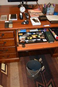 lot 32 image: Office Supplies Cross Pen Set, Pen Holders and Drawer Organizers, Calculators and More
