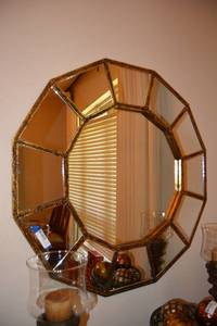 lot 349 image: 38 Multi-Sided Mirror