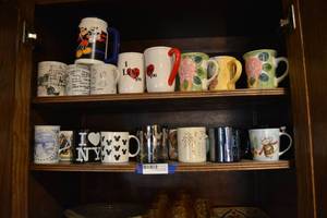 lot 175 image: Disney Mugs, Souvenir and Whimsical Mugs