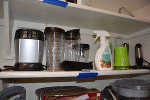 lot 212 image: Ninja Blender Set, Fruit and Veggie Wash, and Hamilton Beach Blender