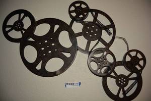 lot 250 image: Metal Movie Reel Decoration