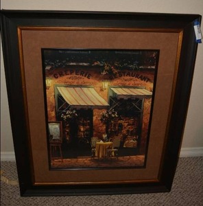 lot 254 image: Evening of Romance Framed Wall Art