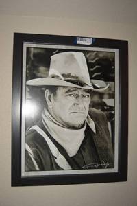 lot 255 image: John Wayne Signed Poster Print