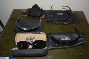 lot 355 image: Sunglasses (Maui Jim, Nike) and Safety Glasses
