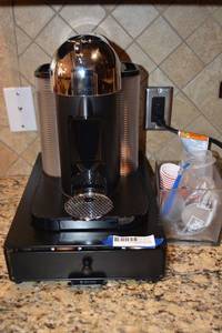 lot 161 image: Nespresso Coffee Machine and Pod Drawer