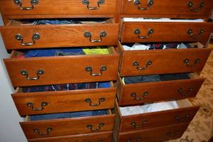 lot 275 image: Contents Only of Armoire Sleepwear Undershirts, Socks, Workout Clothes