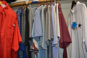 lot 310 image: Mens Sports and Golf Shirts Dallas Cowboys and Dallas Mavs Still have Tags