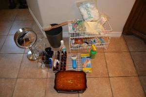 lot 329 image: Jewelry Box, Nail Polish, Conair Mirror, Cabinet Organizer and More