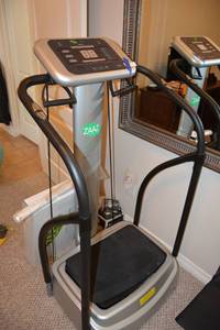 lot 347 image: Zaaz Wellness Evolved Vibration Exercise Machine with Mats
