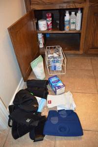 lot 337 image: Knee and Back Braces, Copper Fit, Epsom Salt, and More