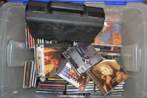 lot 383 image: CDs and Cassette Tapes, see pictures