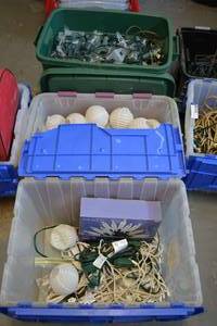 lot 388 image: White Outdoor Lights and Tiny Chinese Lanterns