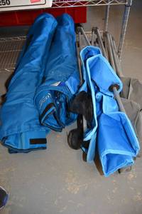 lot 401 image: Folding Lawn Chairs (Includes Ozark Trail Brand)