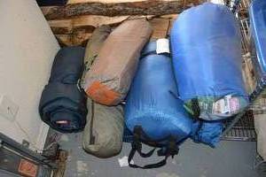 lot 417 image: Sleeping Bags and Tents