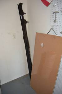 lot 434 image: Bed Frame and Unopened Cork Panel 2x4