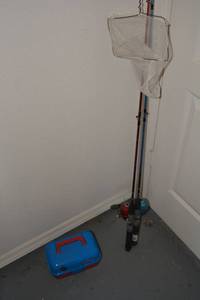 lot 433 image: Fishing Poles and Tackel Box